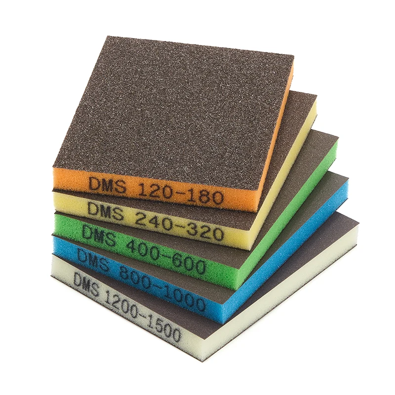 Kleurrijke dubbelzijdige schuurspons